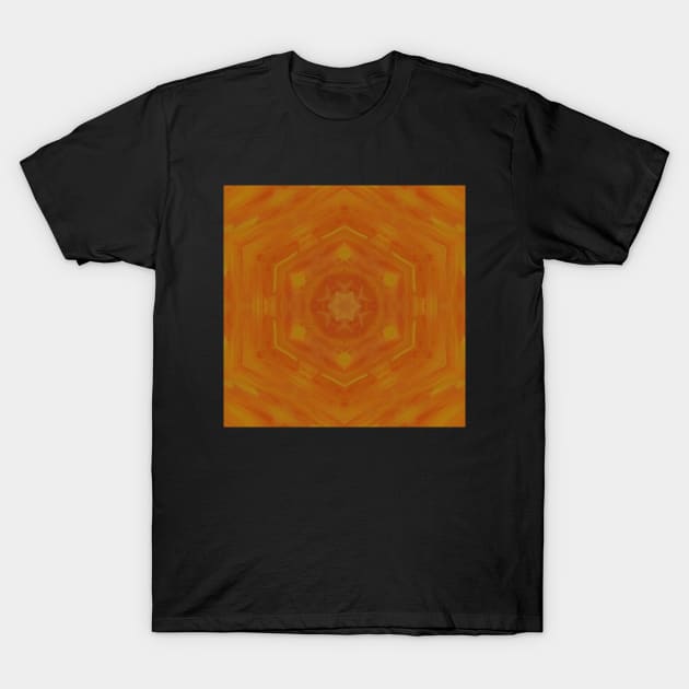 Orange EnergyC T-Shirt by Unique Black White Colorful Abstract Art